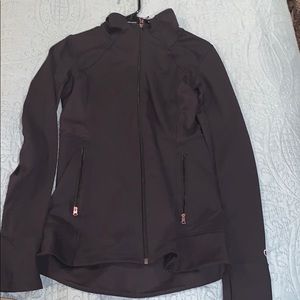 Black spandex light weight jacket